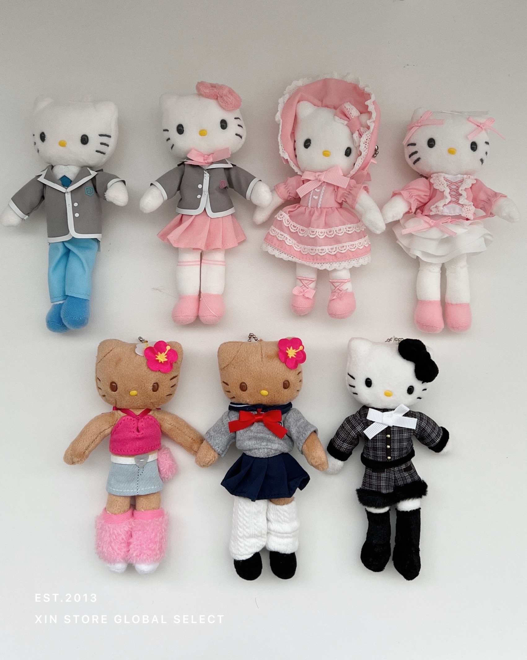 <長腿美眉>三麗鷗 Sanrio 日本限定 百變系列 hello Kitty 長腿Kitty 吊飾