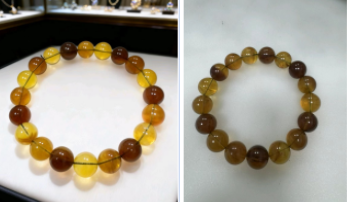 [S] GEMZ & CO AMBER MD673 Honey Tea Bracelet, A11 (A11)