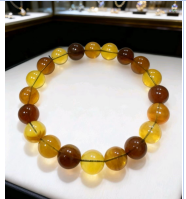 [S] GEMZ & CO AMBER MD673 Honey Tea Bracelet, A11 (A11)