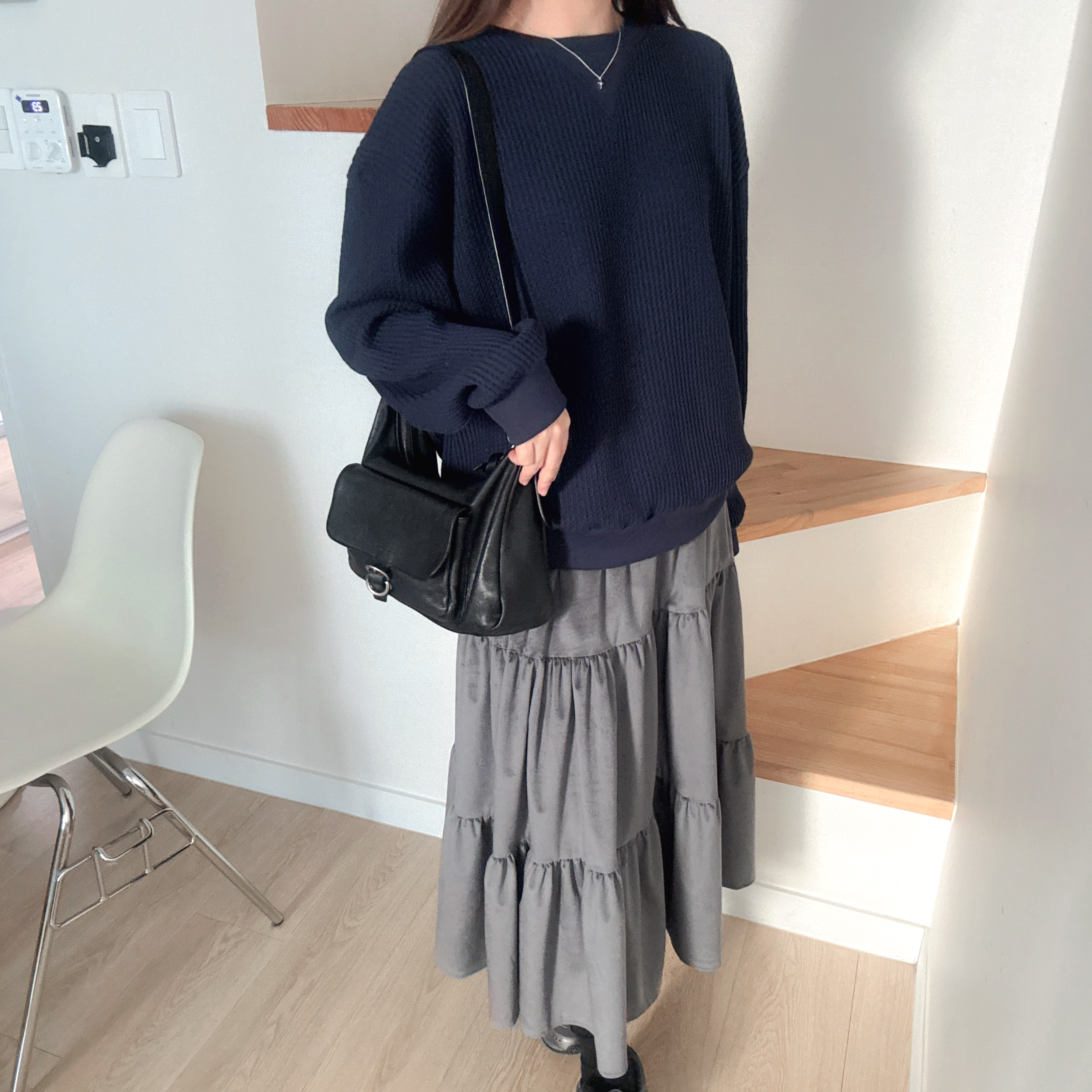 窩夫格棉質上衣