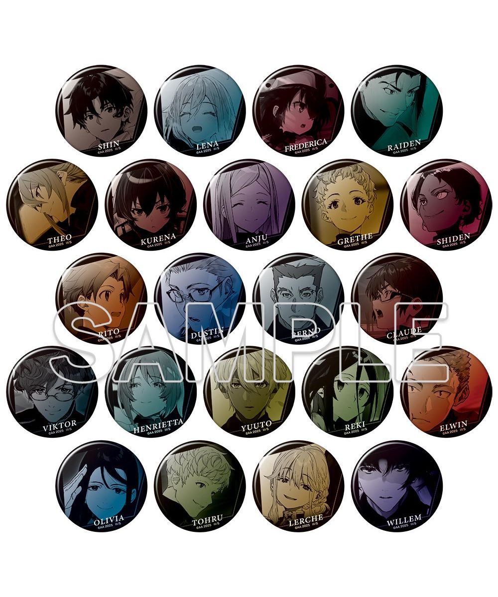 預購-『86─不存在的戰區─』8.6周年紀念 集換式金屬風徽章- PACK盲盒販售 隨機出貨【日本進口精品】