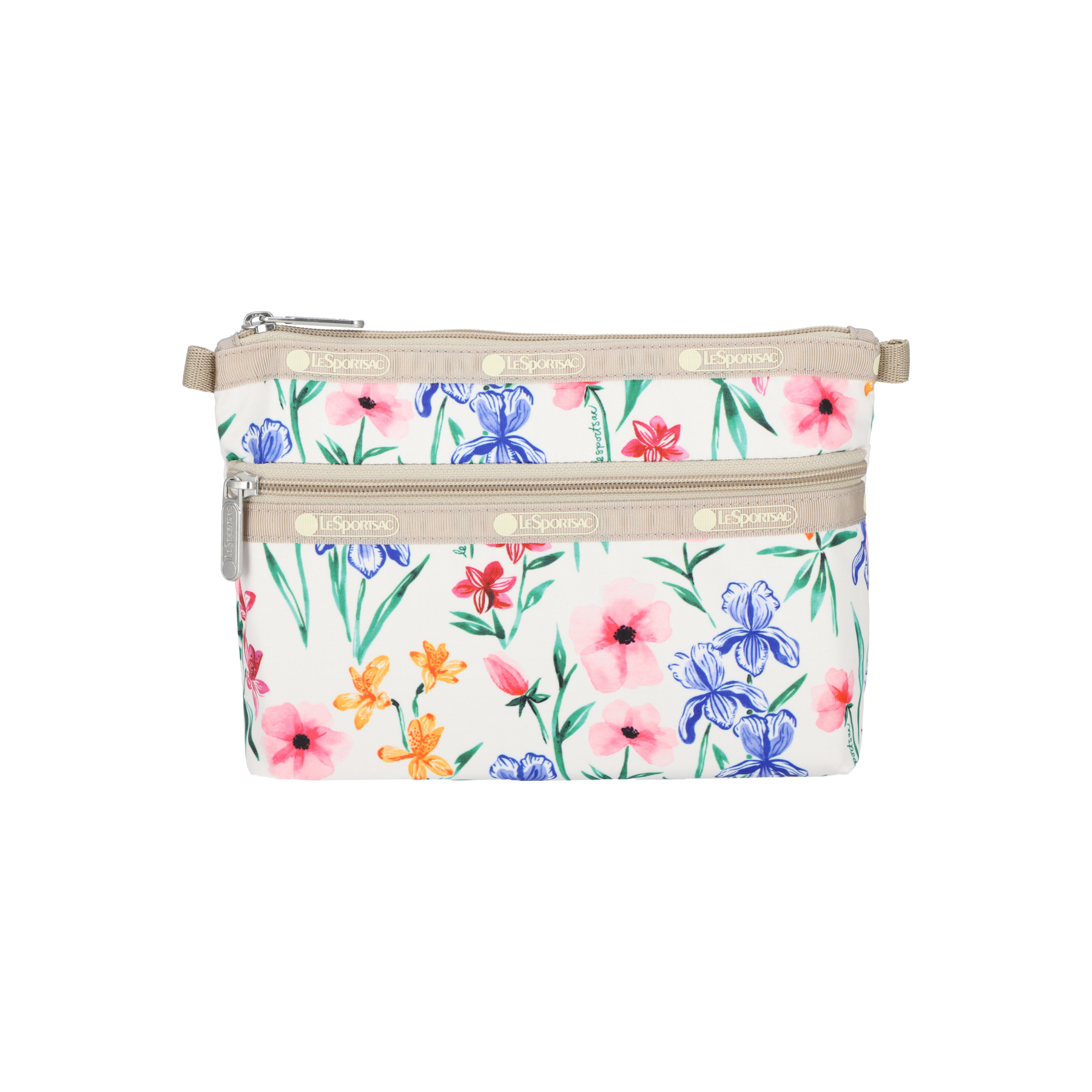 雙層化妝袋 (WATERCOLOR BOTANICAL)