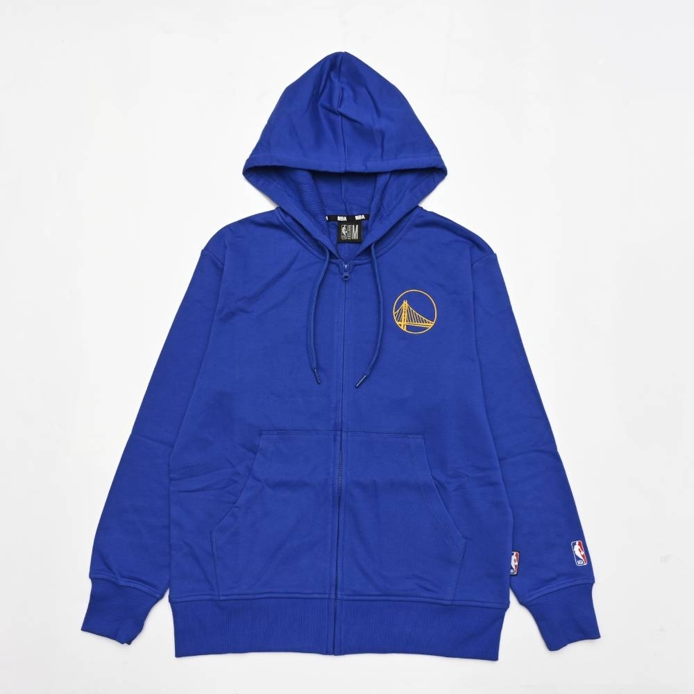 NBA 外套 基本 藍 連帽外套 勇士隊 3255140182
