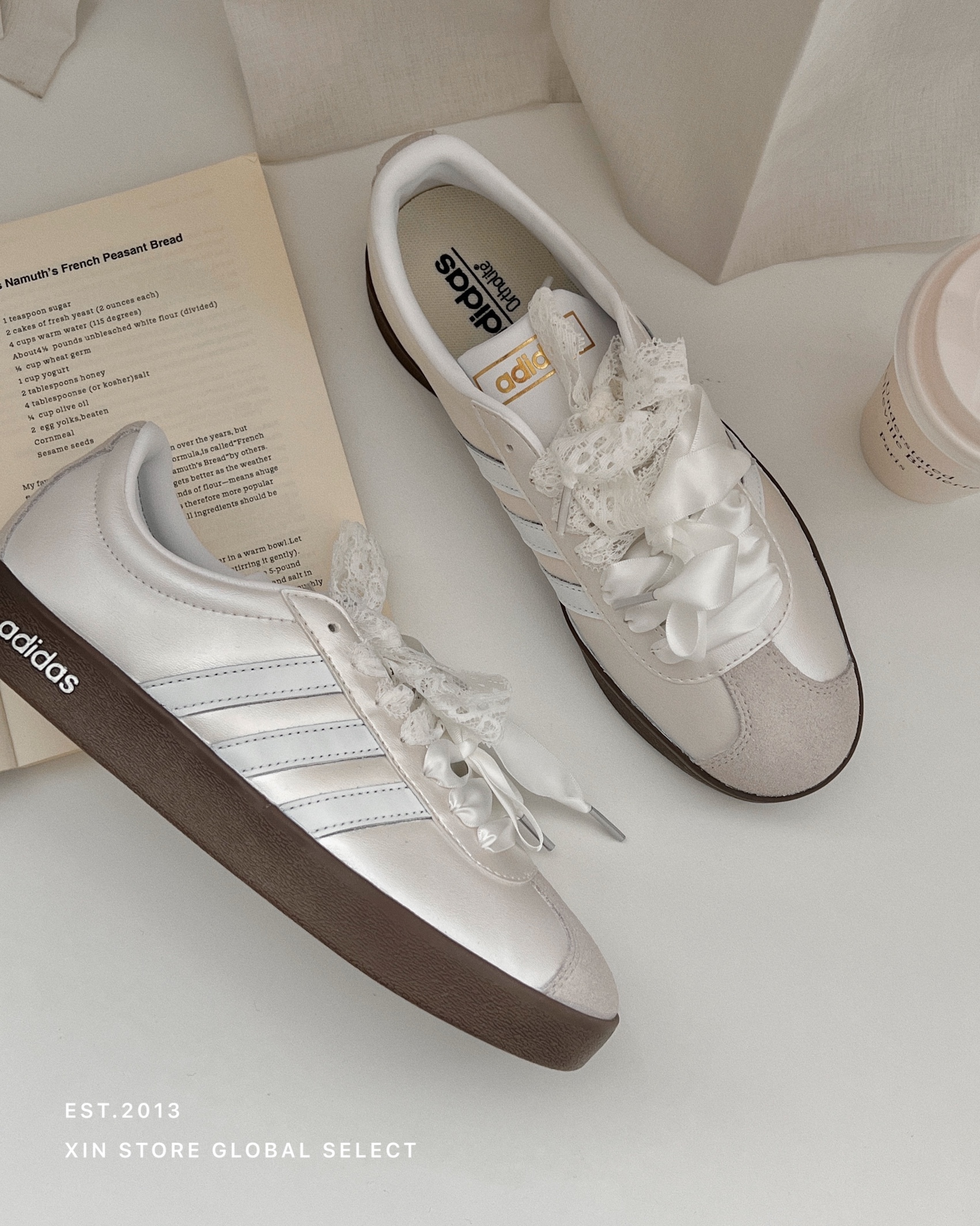 <絕美訂製款🎀>Adidas Neo Vl Court 德訓鞋 蝴蝶結 蕾絲 月光芭蕾舞