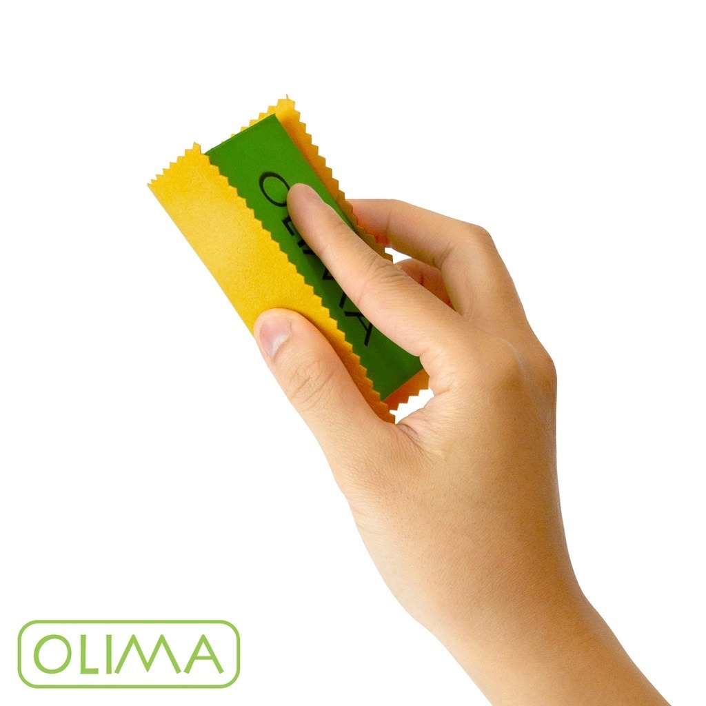 10條裝~OLIMA鹿皮麂皮鍍膜布10*10公分 藍 綠 黃 白色 4色