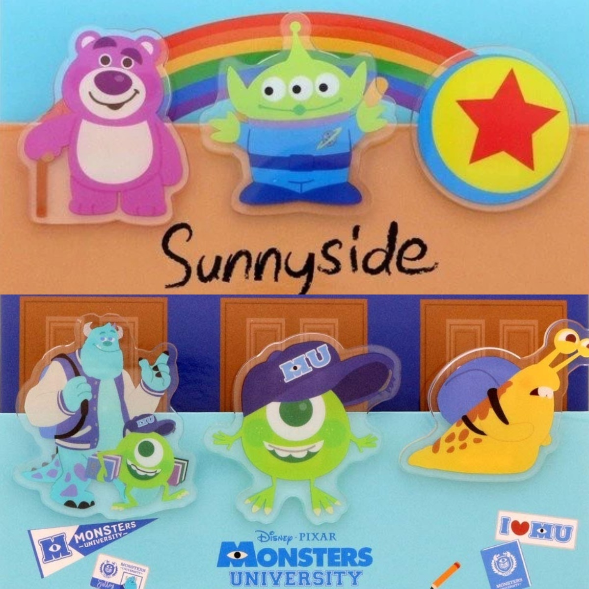 現貨┃迪士尼 皮克斯 怪獸大學 玩具總動員 夾子 文具夾