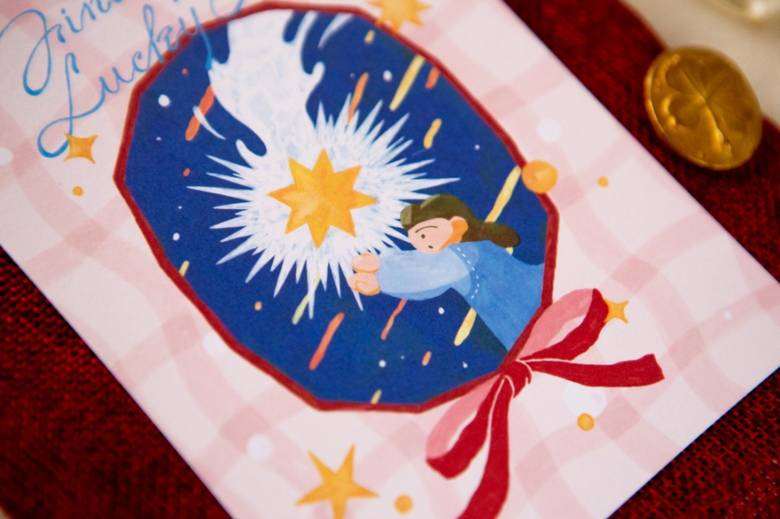 幸運星明信片 許願｜OURS 森林好朋友 台灣