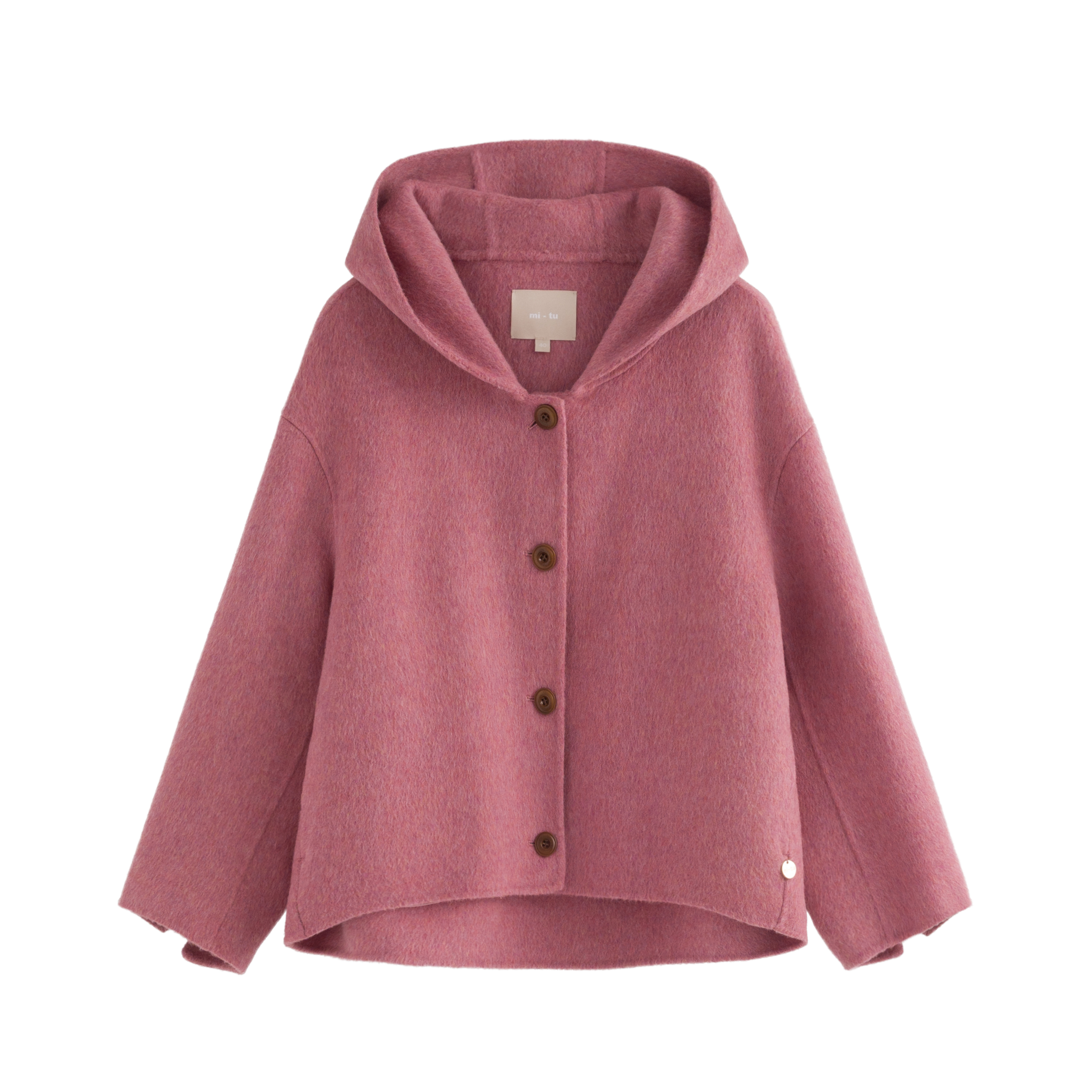 mi-tu 羊毛連帽外套