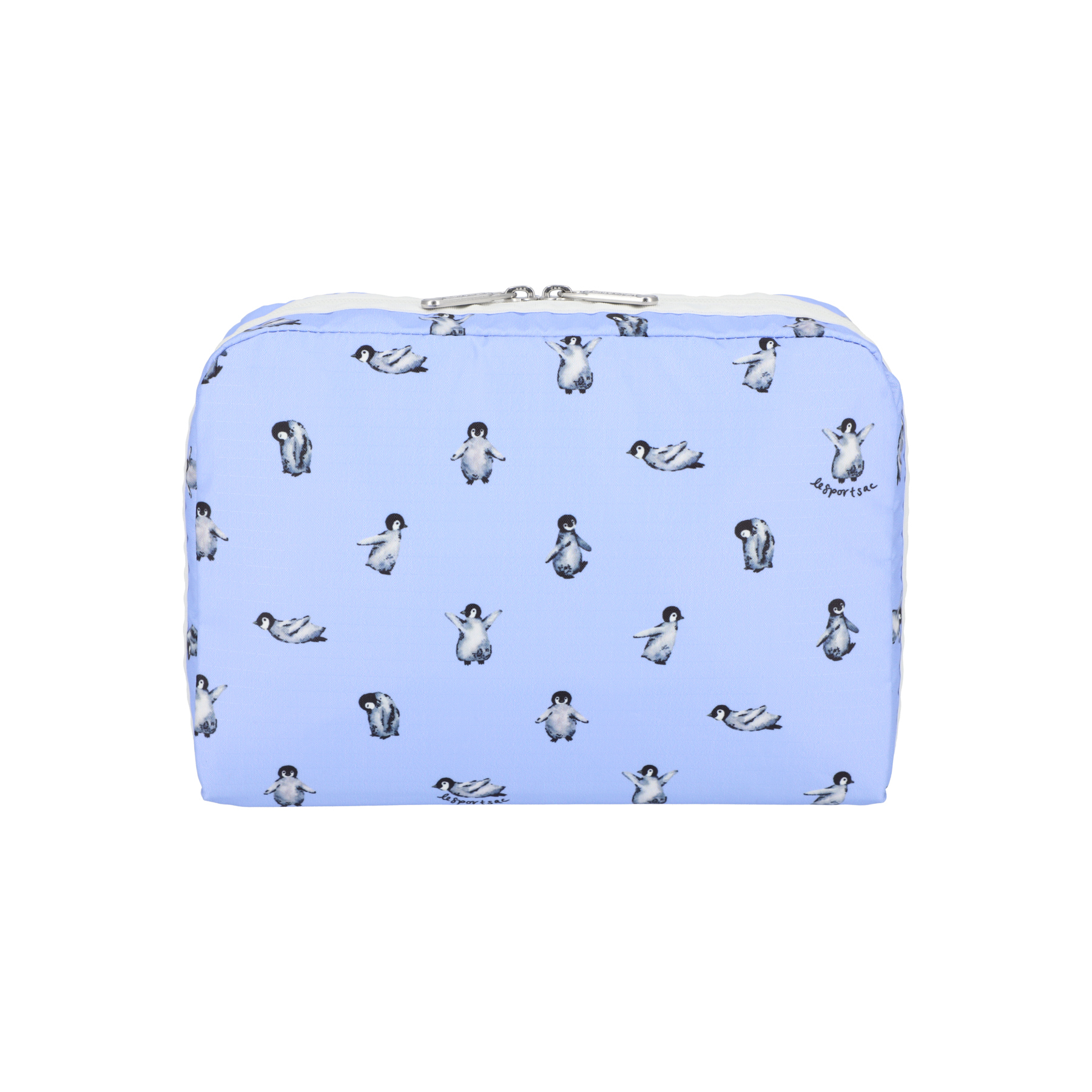 加大型化妝包 (PETITE PENGUINS WHITE)