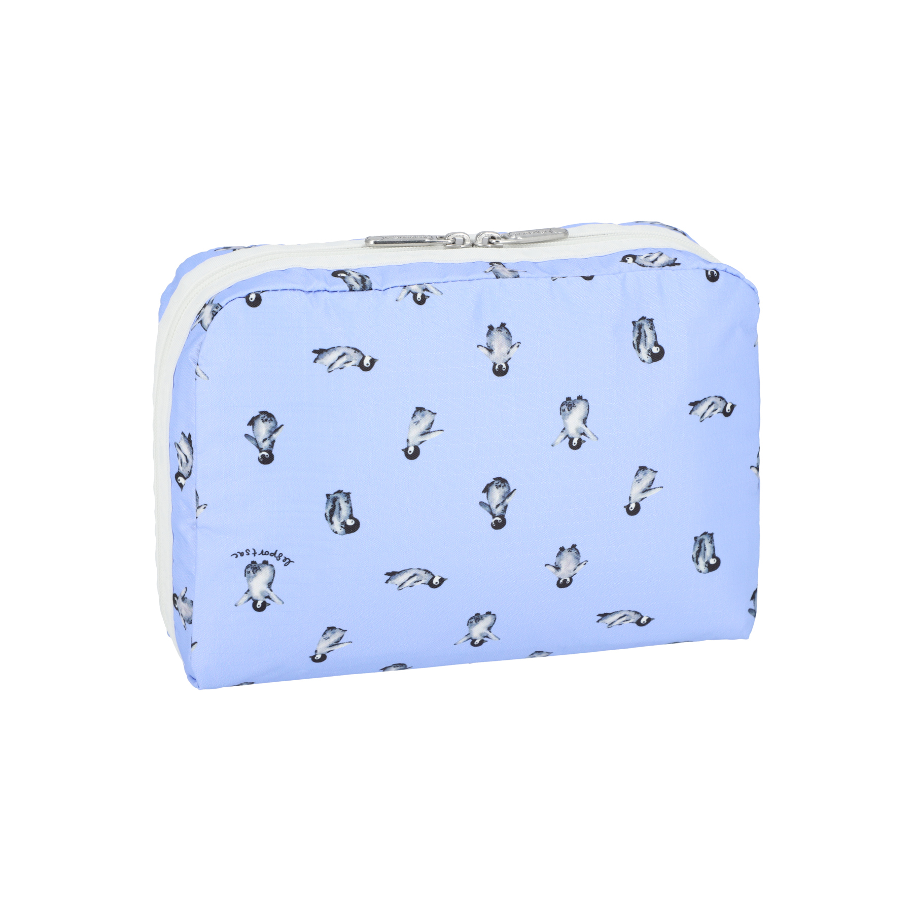 加大型化妝包 (PETITE PENGUINS WHITE)