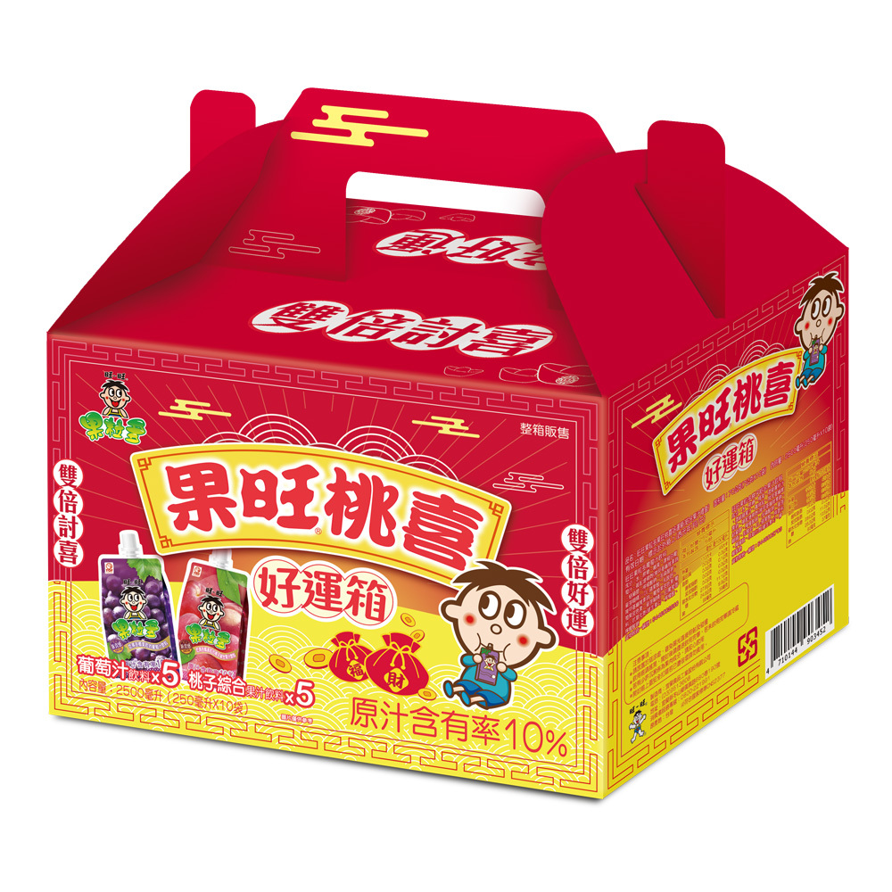 果粒多果旺桃喜好運箱(2960g)