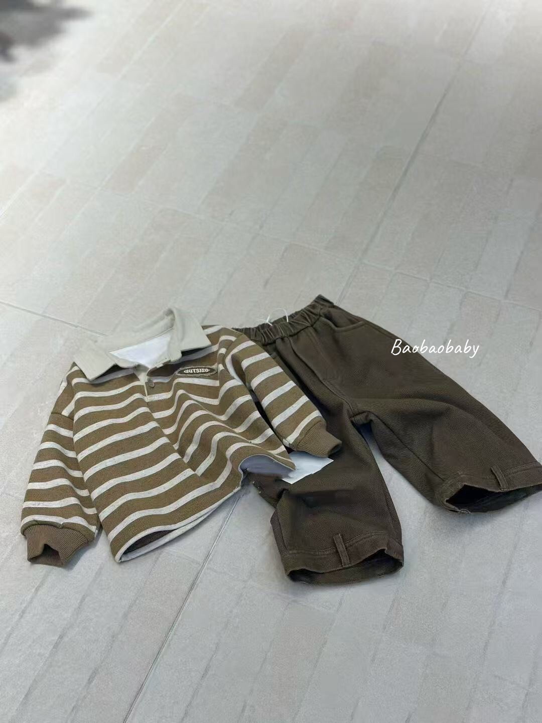 撞色翻領Polo 衫