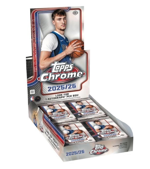 2025-26 Topps Chrome Basketball Hobby*1BOX隨機團NR121901