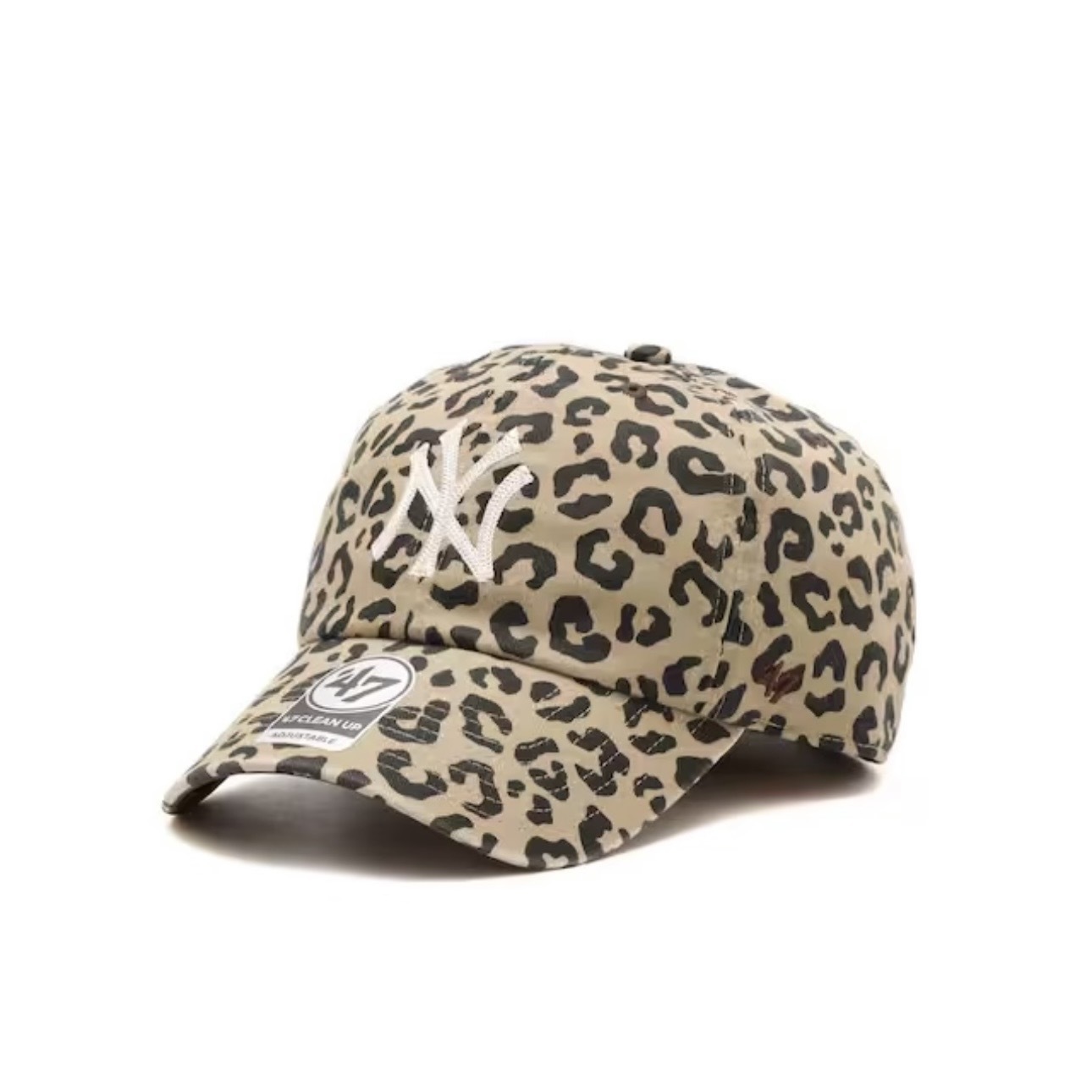 47 x ATMOS PINK CLEAN UP YANKEES LEOPARD MULTI 豹紋 老帽 兩色 帽子 日本代購