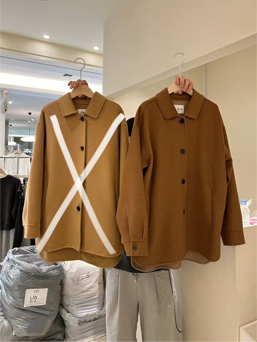 CB5332 車線手工羊毛外套 *優惠碼不適用*