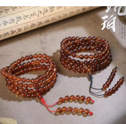 [S] GEMZ & CO AMBER MD214 Purple Honey Chameleon Prayer Beads 6mm, A16 (A16)