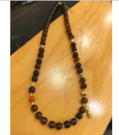 [S] GEMZ & CO AMBER DIY 811 Purple Honey God of Wealth Necklace (925 Silver), A17 (A17)