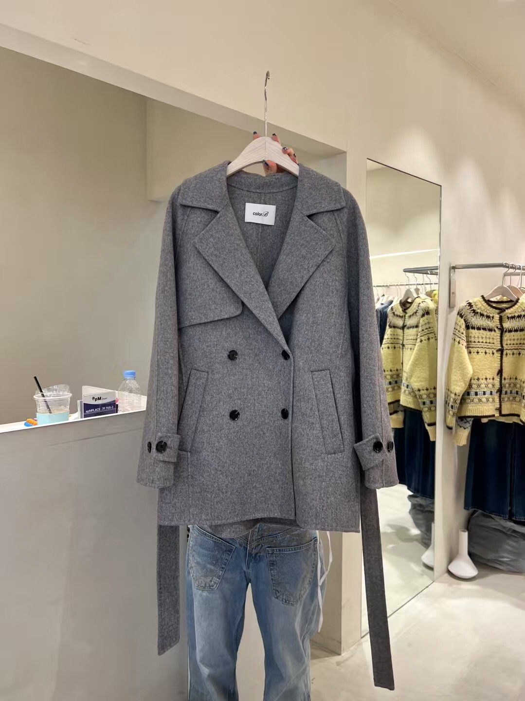 CB5336 手工羊毛風衣 *優惠碼不適用*