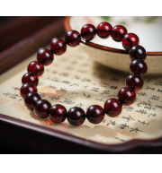 [S] GEMZ & CO AMBER MD019 Collector's Grade Burmese Bloodstone 9mm Bracelet, A23 (A23)