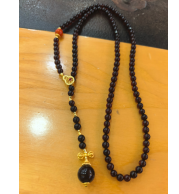 [S] GEMZ & CO AMBER DIY 854 Blood Shadow Y-shaped Necklace, A25 (A25)