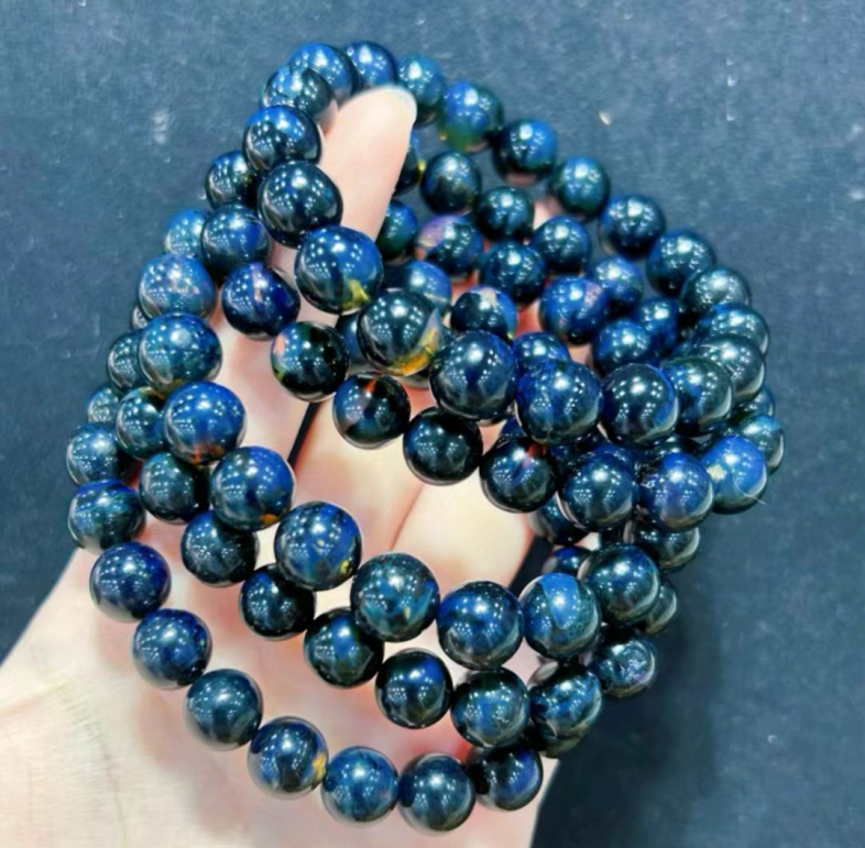 [S] GEMZ & CO AMBER MD231 Interstellar Blue Sky Bracelet, A32 (A32)