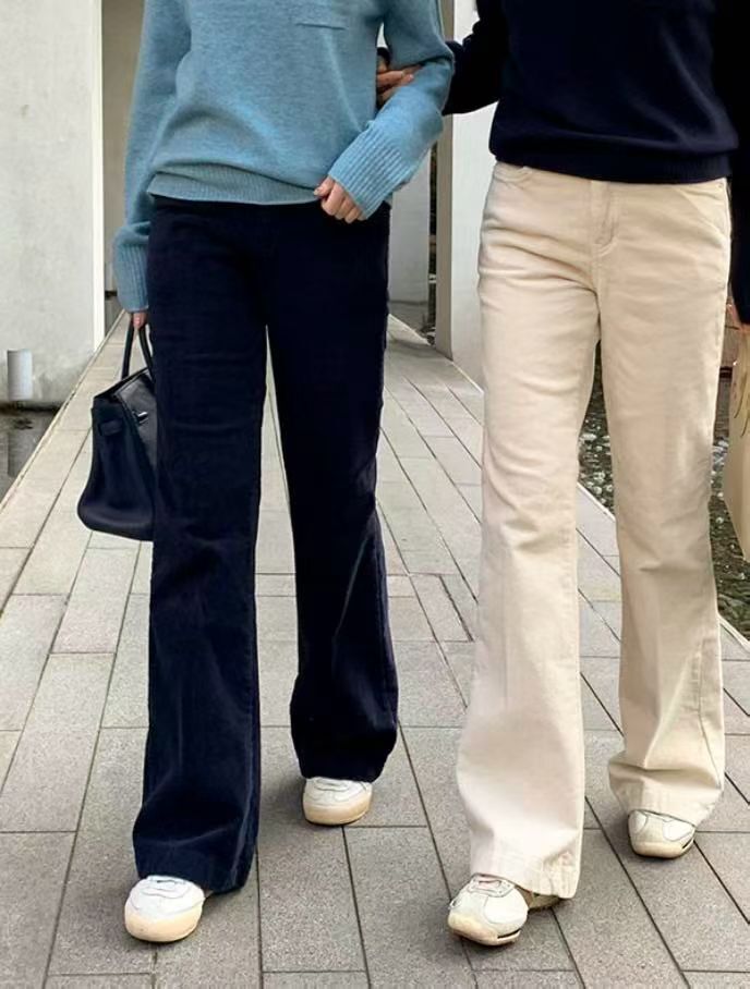 HL261 秋冬休閒抓絨內里絲絨長褲