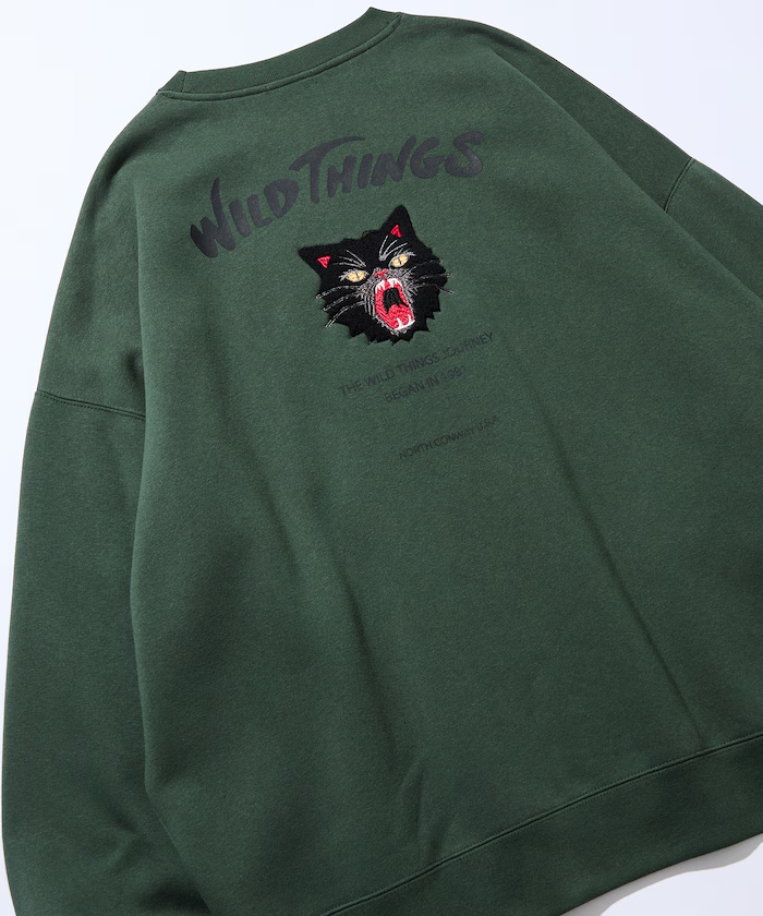 <預購> WILD THINGS x FREAK'S STORE 獨家貓咪刺繡衛衣
