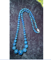 [S] GEMZ & CO AMBER MD231 Interstellar Blue Sky Goddess Tower Chain, A34 (A34)