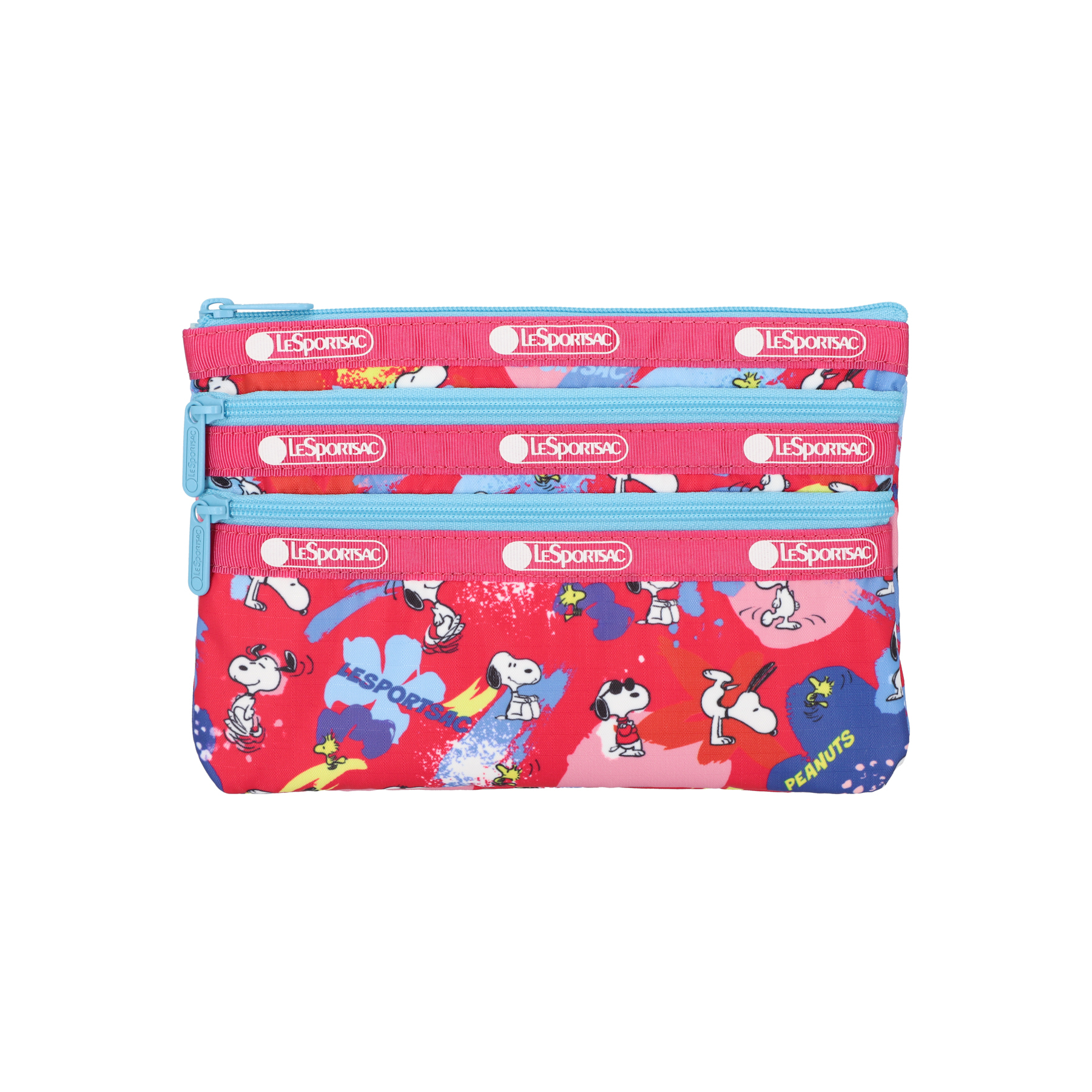 3-ZIP COSMETIC (PEANUTS PLAYTIME)