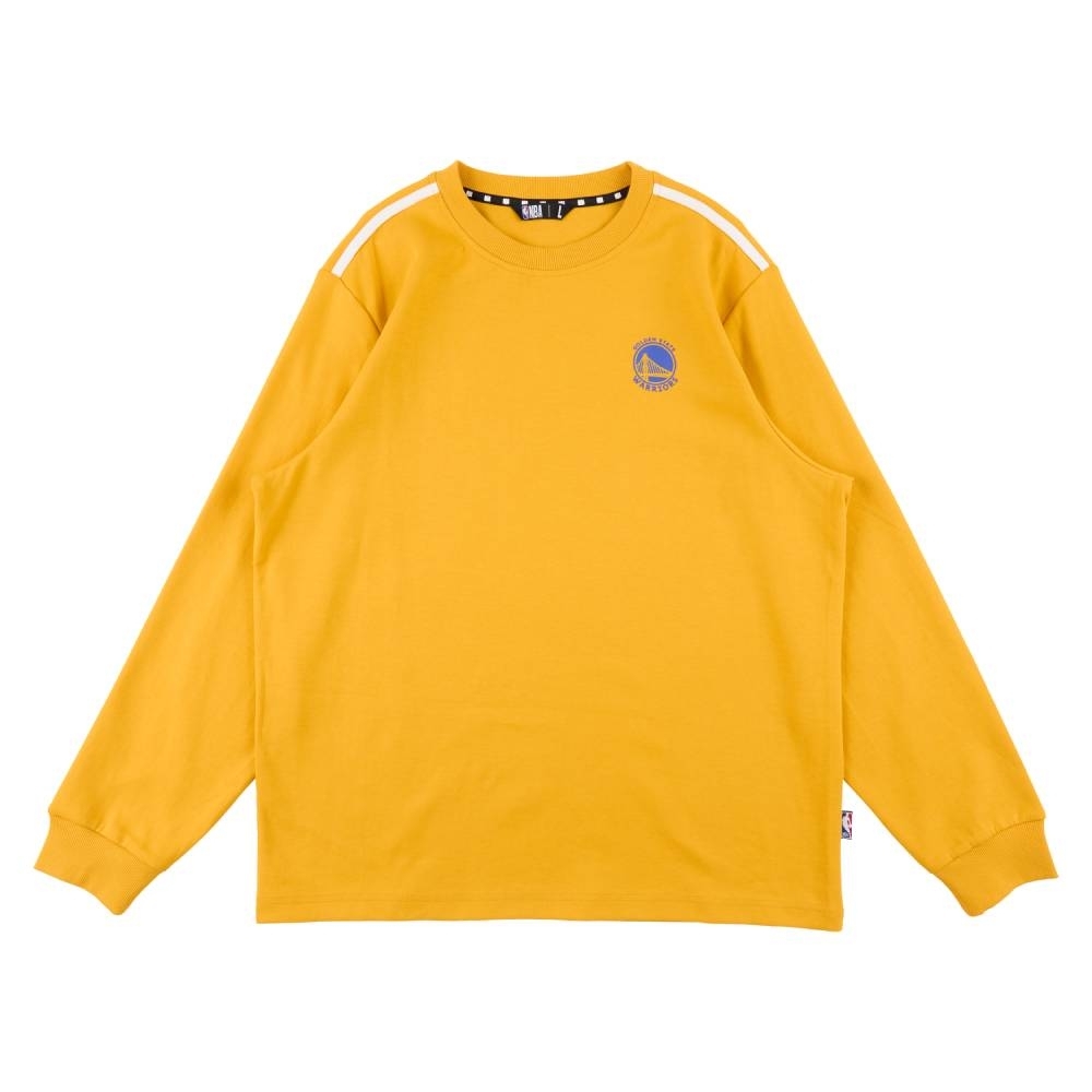 NBA 長T 織帶 黃 長袖上衣 勇士隊 3355100162