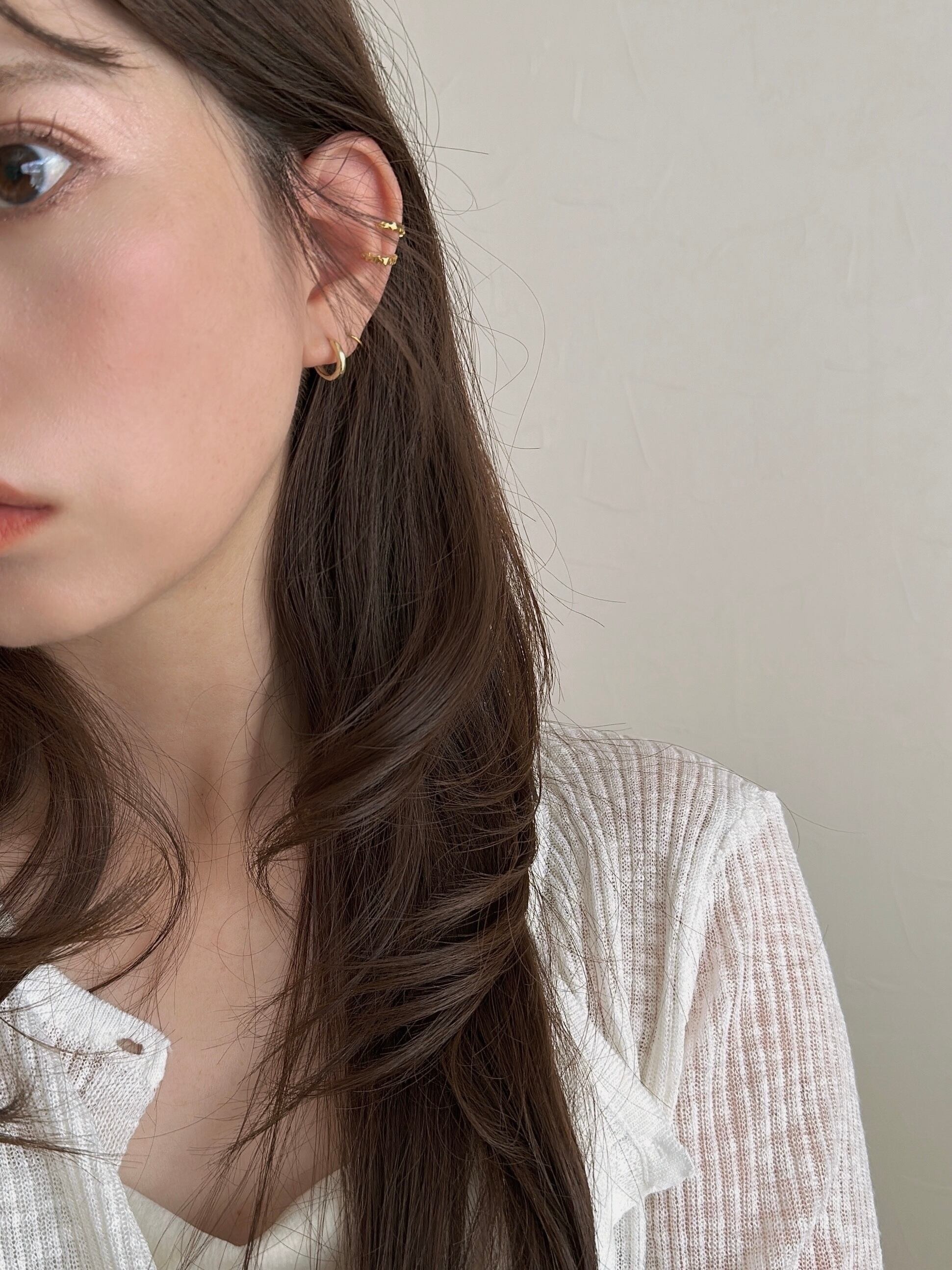 S925 star line ear cuff