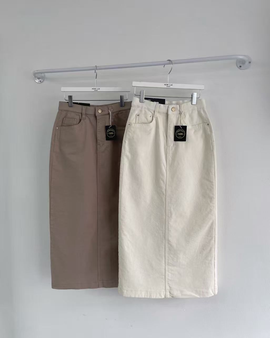 HL268 後開叉百搭半裙