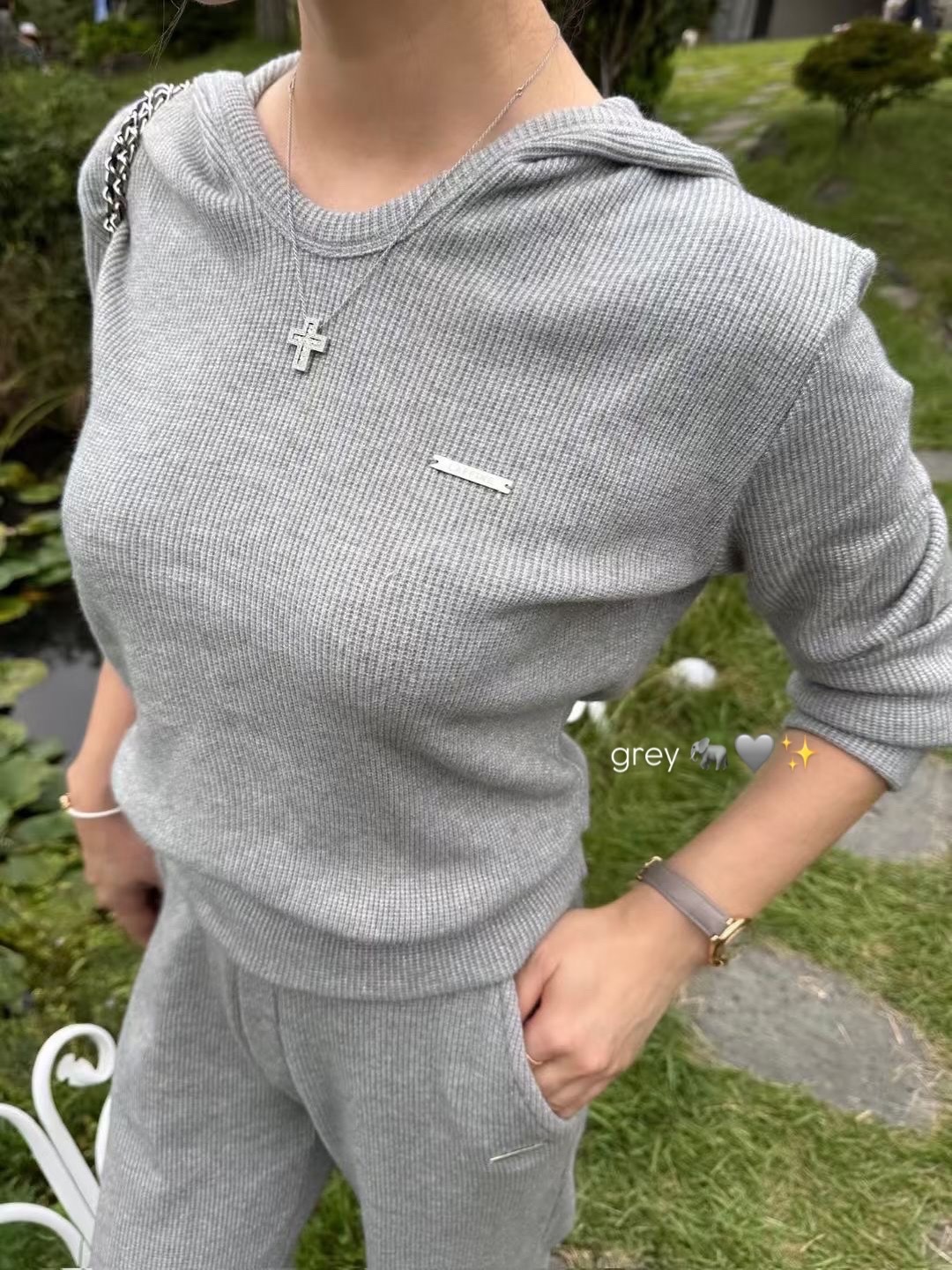 老錢風微閃閃 - 絕美 Waffle Casual set *Special Price*