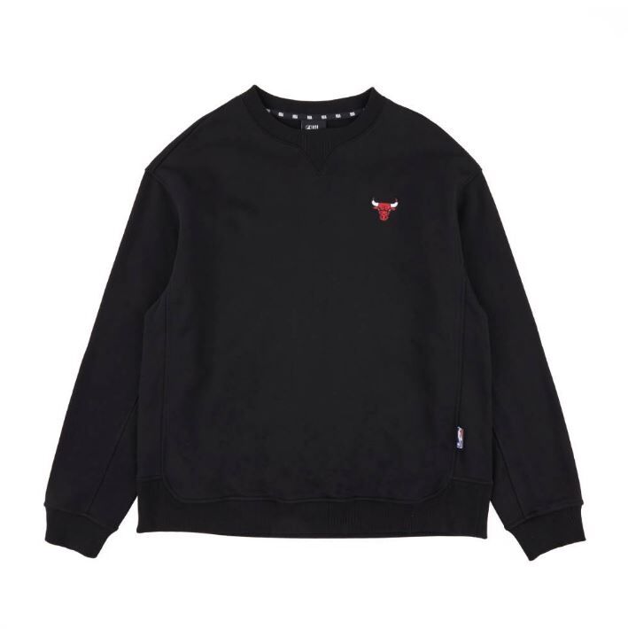 NBA 大學T 落肩 黑 長袖上衣 公牛隊 3355100720