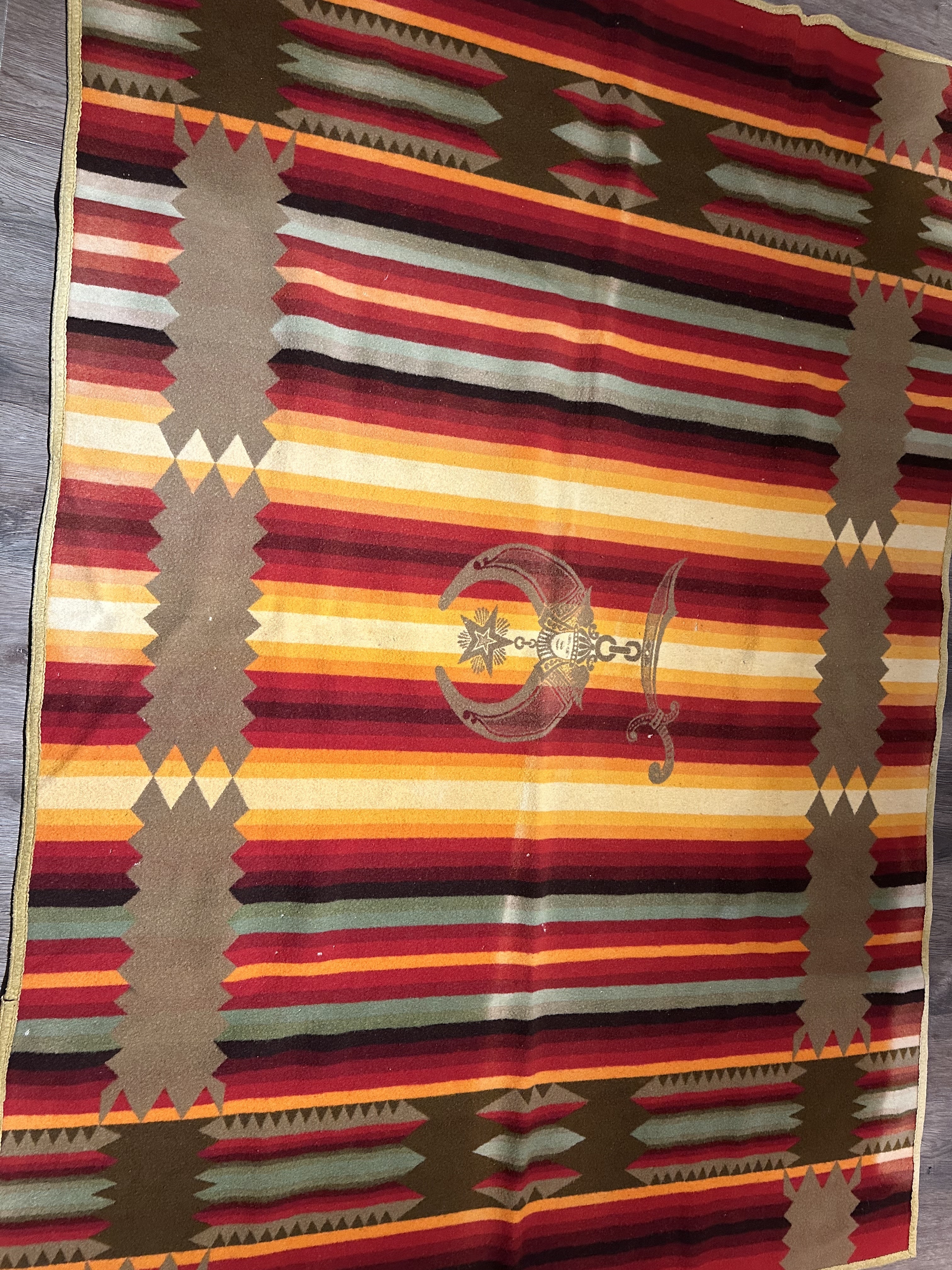 30’s Pendleton Wool Blanket 154 x 202cm