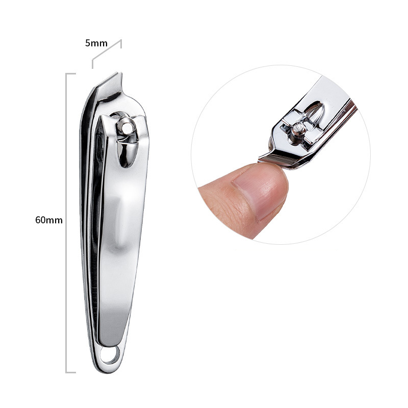 4601銀色指甲剪-斜口