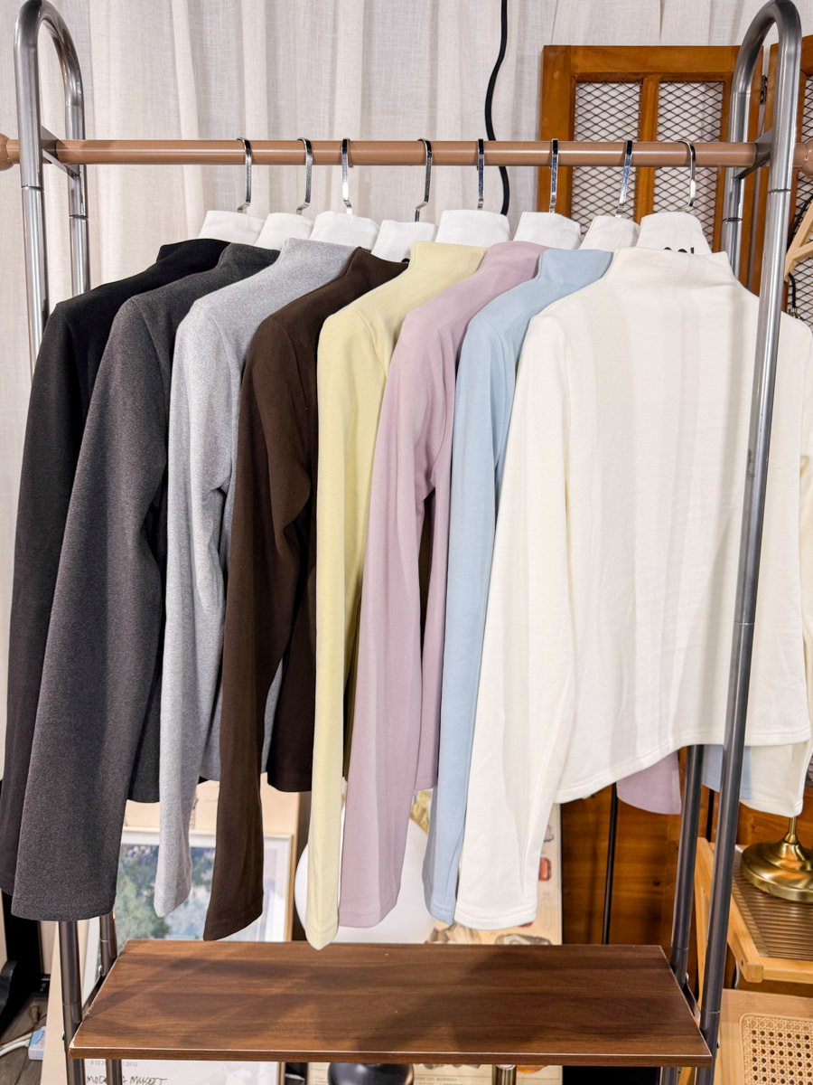 開倉低至半價😱FINALSALE📣【多買多優惠】企領 絨絨料TOP【不設退換】