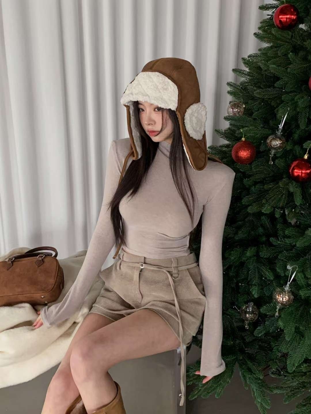 羊毛高領打底衣