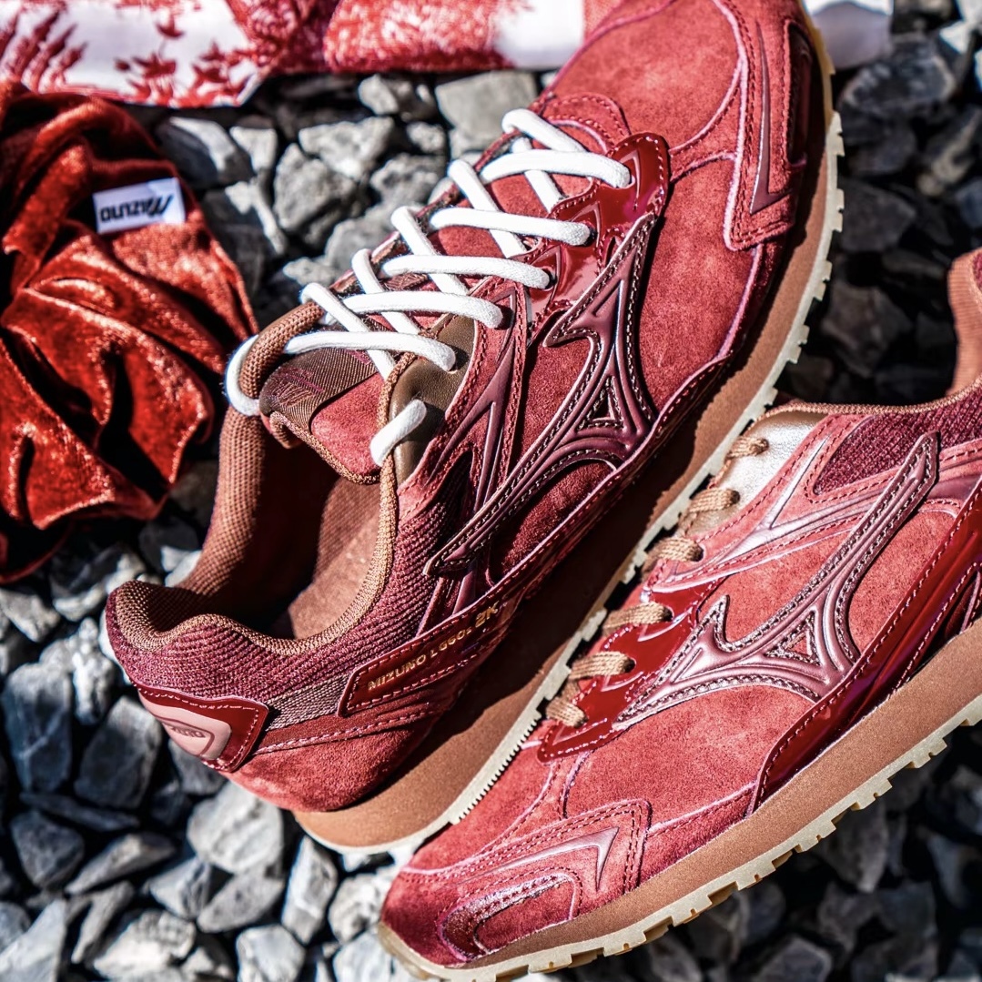 Mizuno 美津濃 LG 60s 2K burgundy 勃根地酒紅色 復古薄底鞋 德訓鞋 D1GH242114