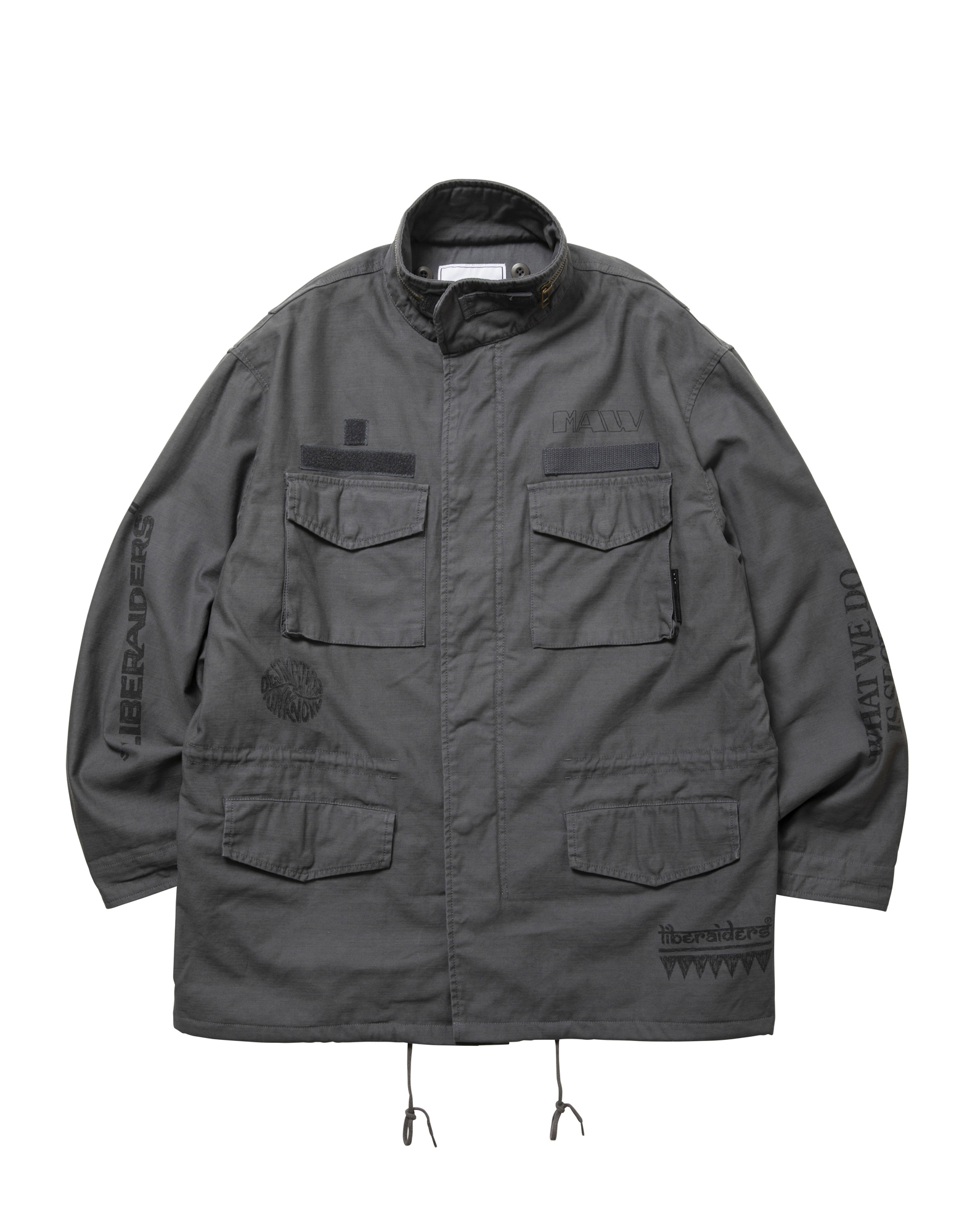LIBERAIDERS HANDWRITING PRINT M65 JACKET 770122503 CHA