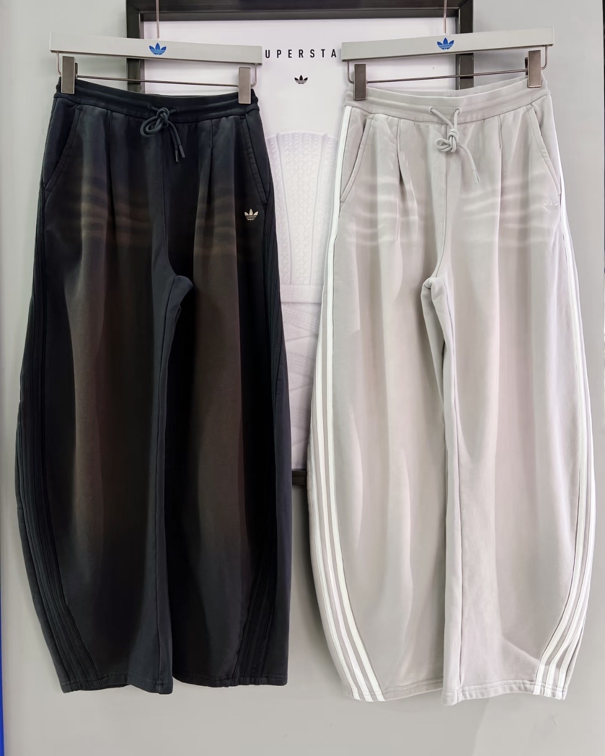 Adidas Original Curved Knife 復古水洗彎刀褲(2colors)