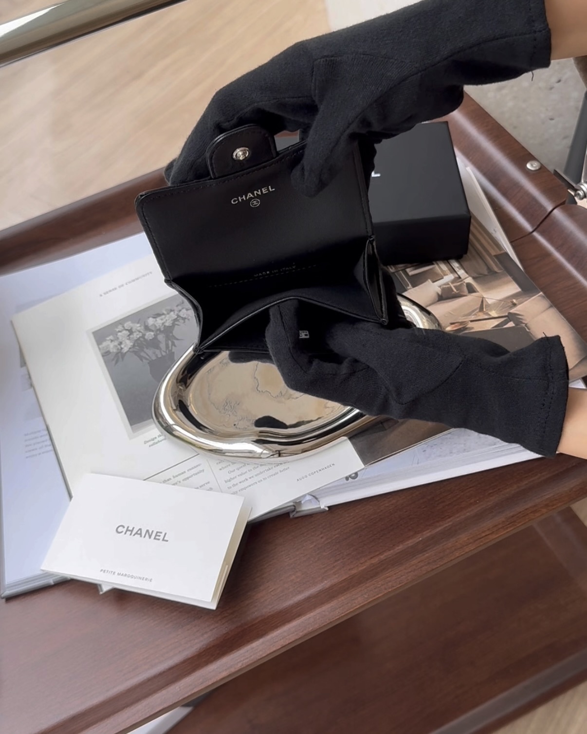 CHANEL｜CF 單層卡包 SO BLACK