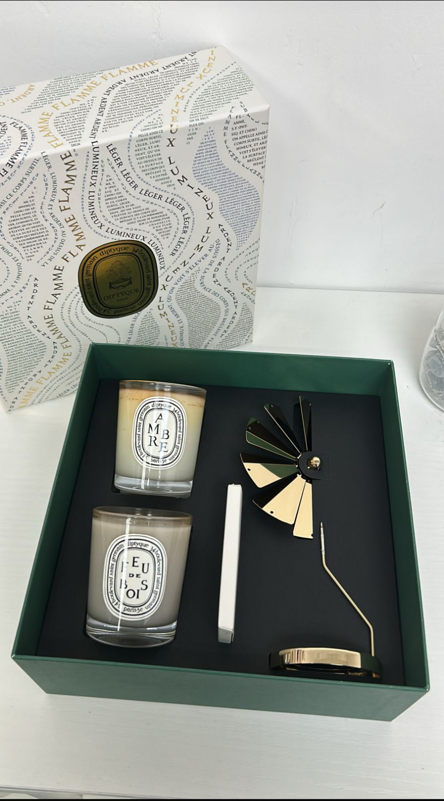 Diptyque - Christmas Set of 2 (Amber + 炭木) 走馬燈 70g x2