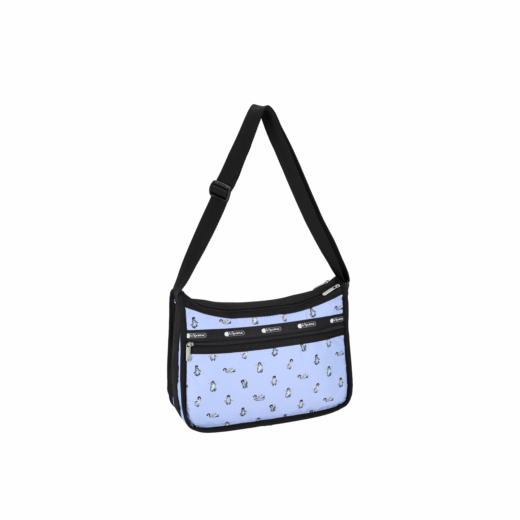 DELUXE 日用斜揹袋 (PETITE PENGUINS BLACK)