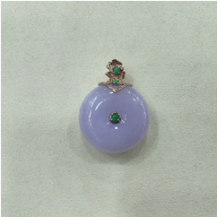 1218GZ161-翡翠GZ-K玫紫羅蘭小肉扣（C161）