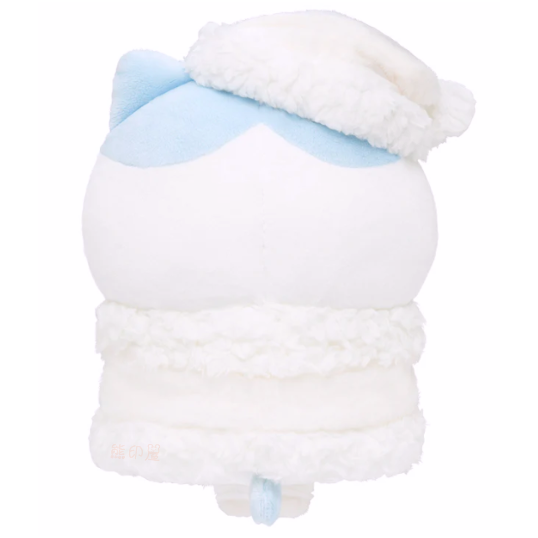 Chiikawa 小八貓冬日款毛公仔擺件