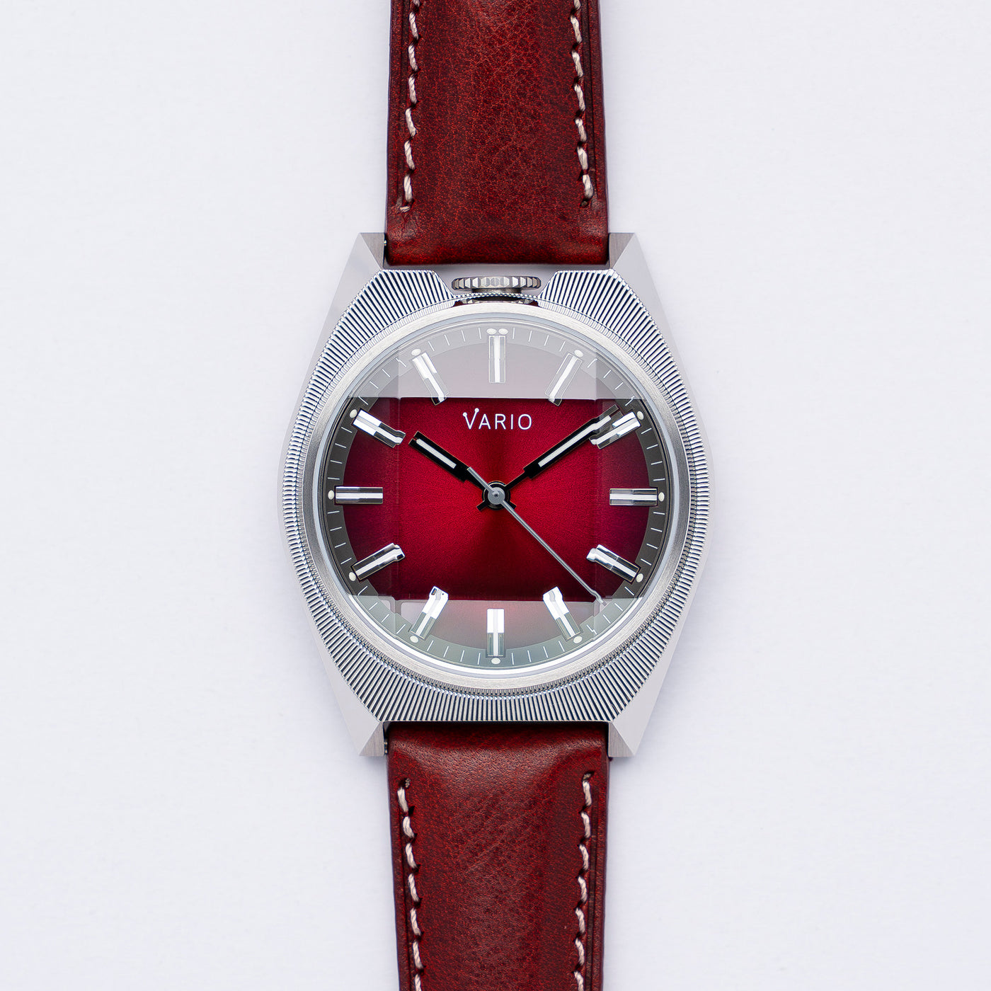 Vario - Futurist Watch Sunburst Red Fume Watch