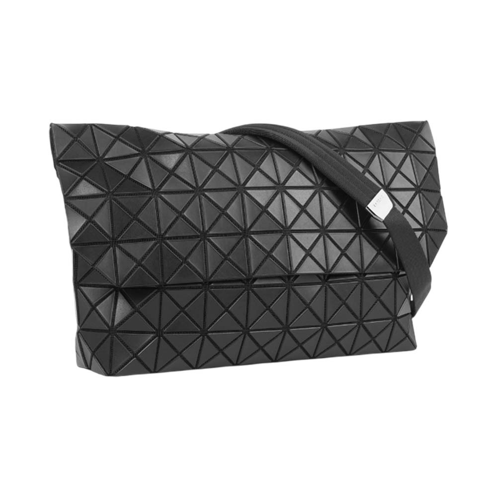 【ISSEY MIYAKE三宅一生】BAO BAO PRISM SAC 翻蓋郵差包(黑色)