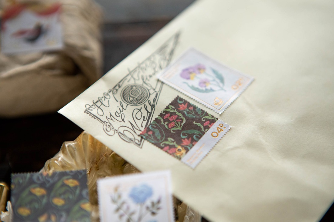 OURS | 花草帳 郵票貼紙