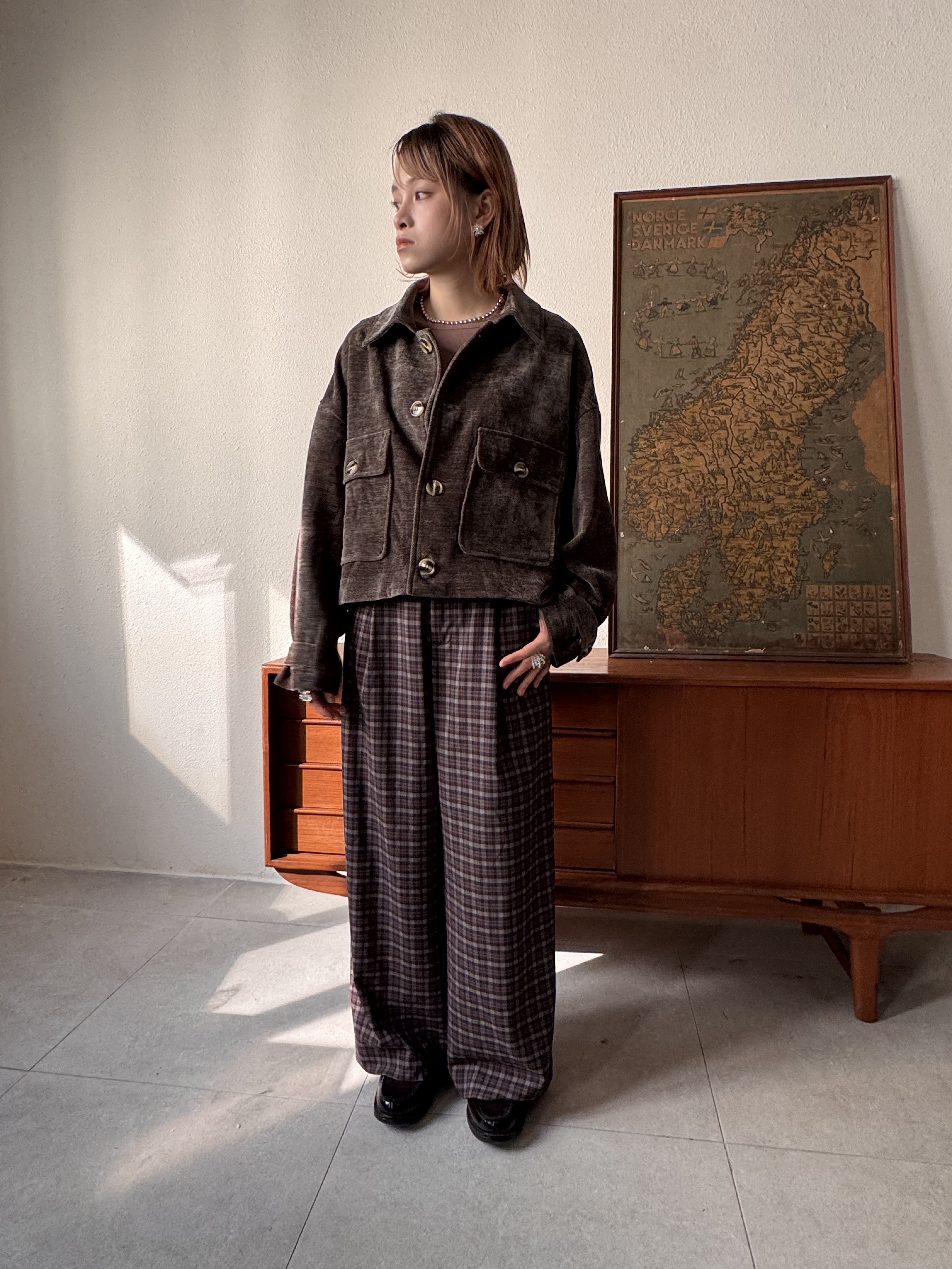 英倫風格仔褲 - TR53861